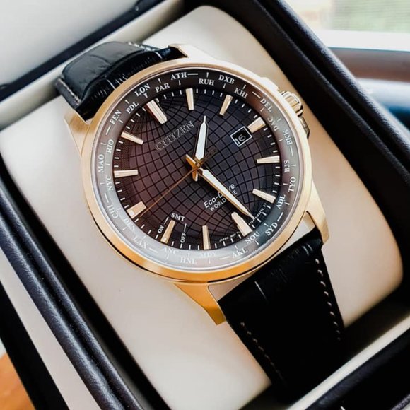 Citizen 41mm Rose Gold Caliber Watch! Stunning!